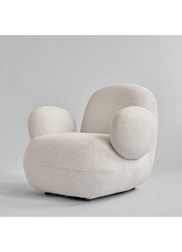 Πολυθρόνα Toe Armchair, Flat - Off White (CPH 900)cm Ύφασμα Bouclé L94 x W100 x H80 101 COPENHAGEN