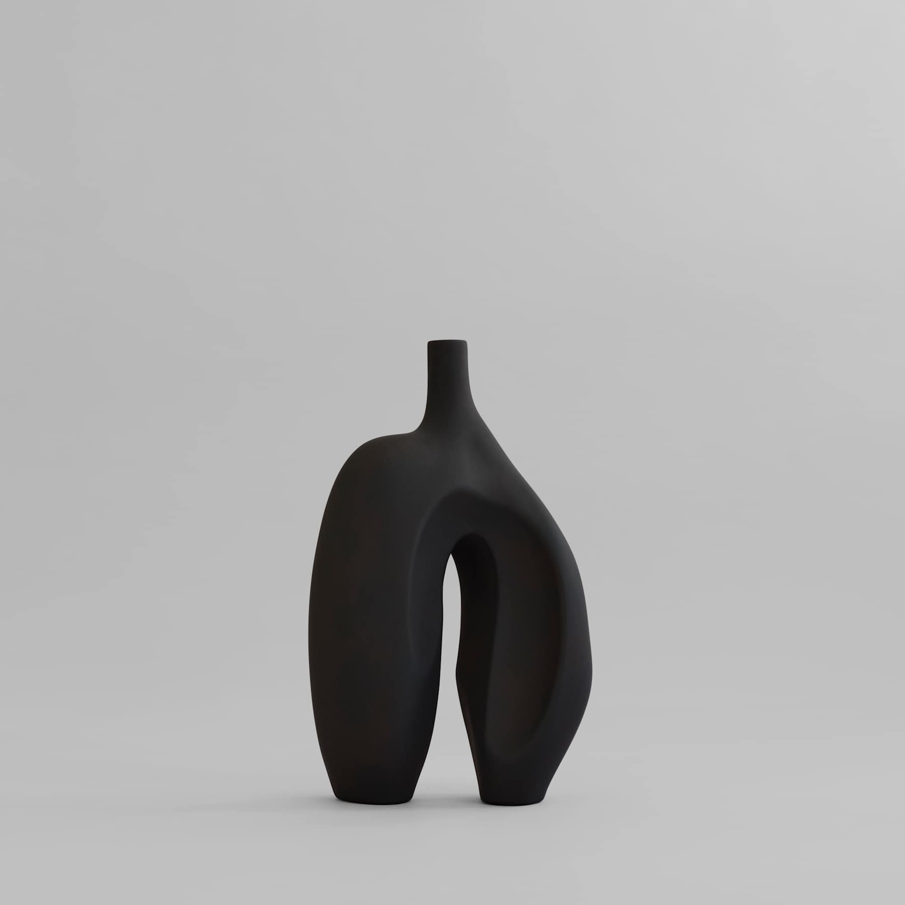 101 COPENHAGEN ΒΑΖΟ Βάζο Ni Medio / Απόχρωση Coffee / Κεραμικό L24 / W21 / H43 CM 101 COPENHAGEN
