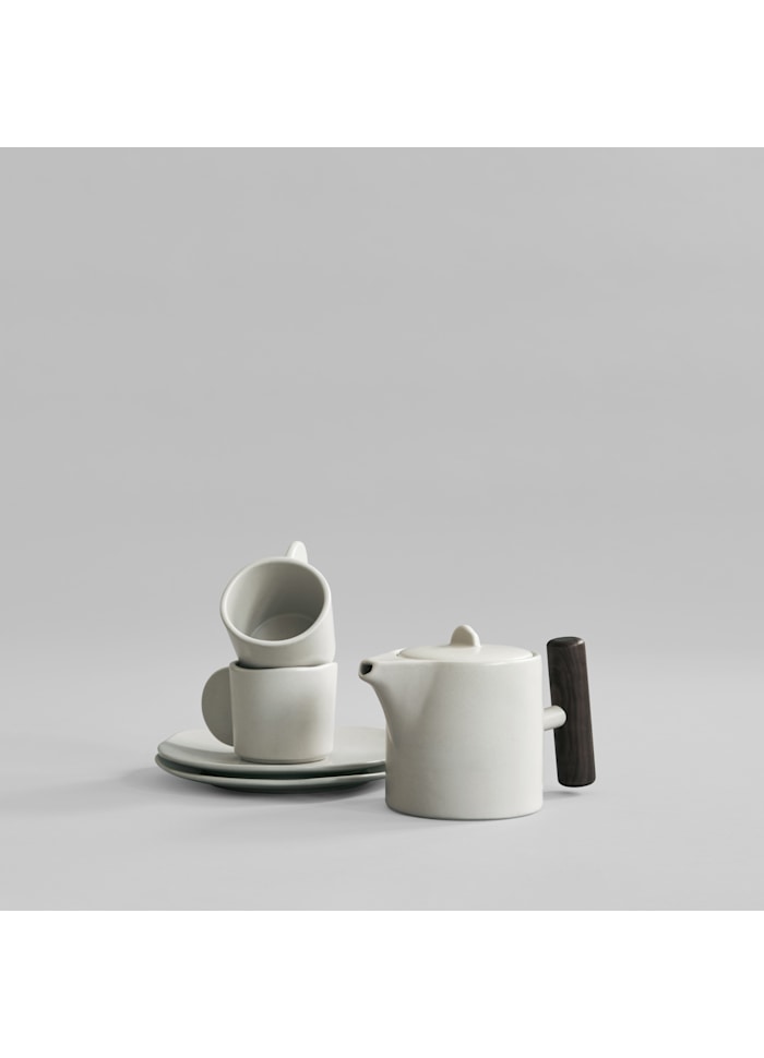 101 COPENHAGEN Sushi set Σετ Τσαγιού Με Φλυτζάνια Native Tea for 2 Άσπρο Birch Κεραμικό 101 COPENHAGEN