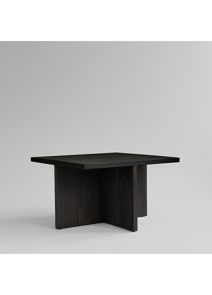 101 COPENHAGEN Τραπέζι Τραπέζι Brutus Coffee Table Coffee Black Δρυς L60 x W60 x H36 101 COPENHAGEN