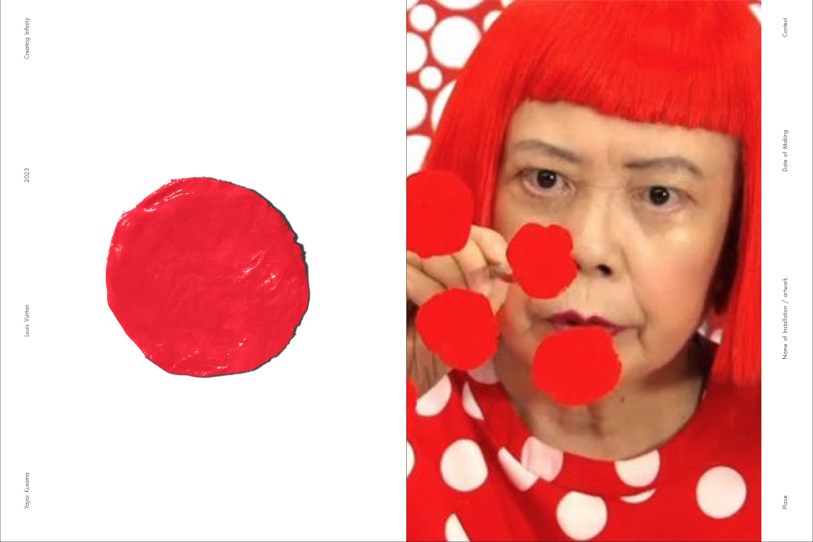 Hintsdeco Books Βιβλίο Τέχνης Βιβλίο Τέχνης Yayoi Kusama x Louis Vuitton Κοκκινο / Multicolor 23.5 x 3 x 31 cm Hintsdeco