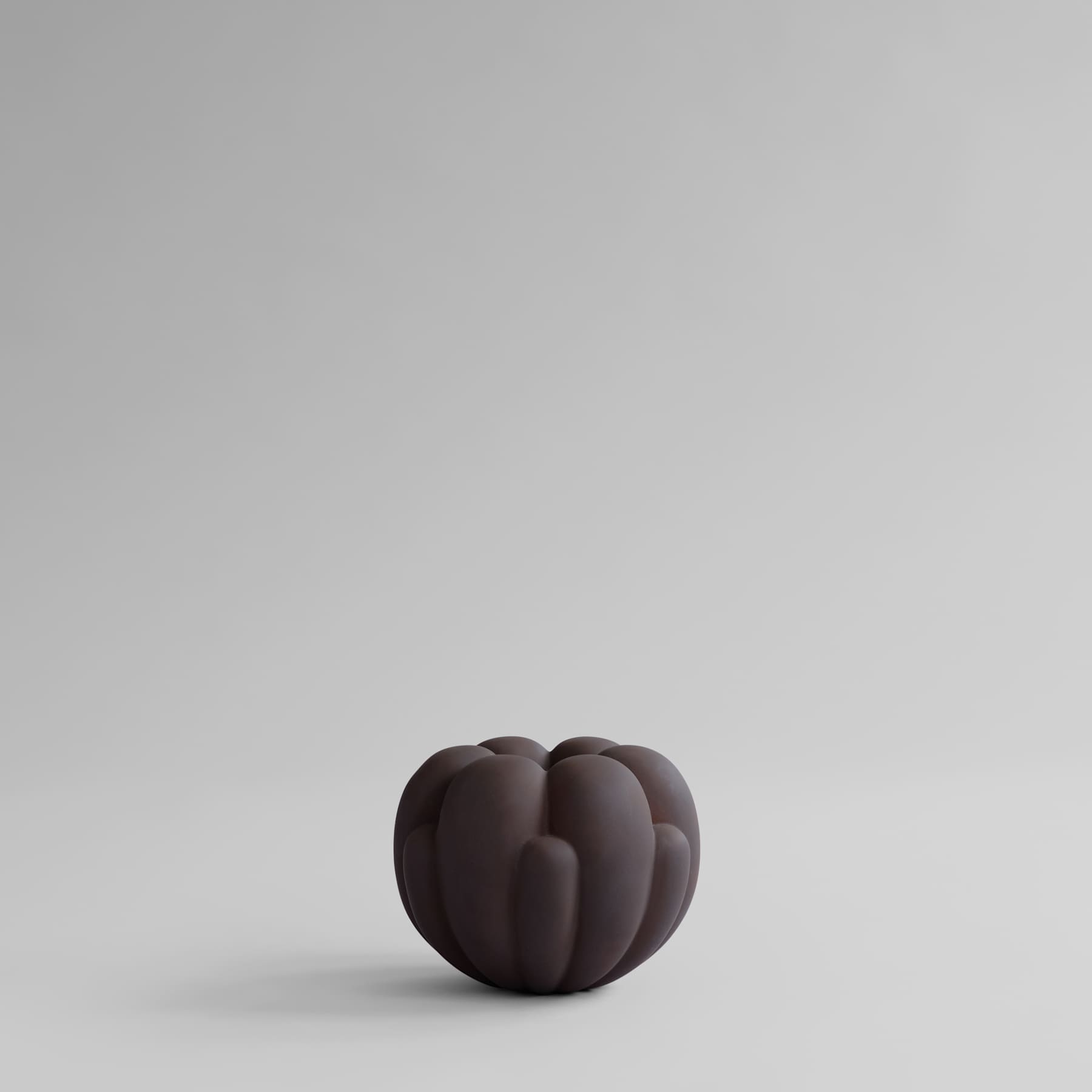 Βάζο Bloom Petit - Κεραμικό Σκούρο Καφέ H18 x W22,5 x L24 cm 101 COPENHAGEN 