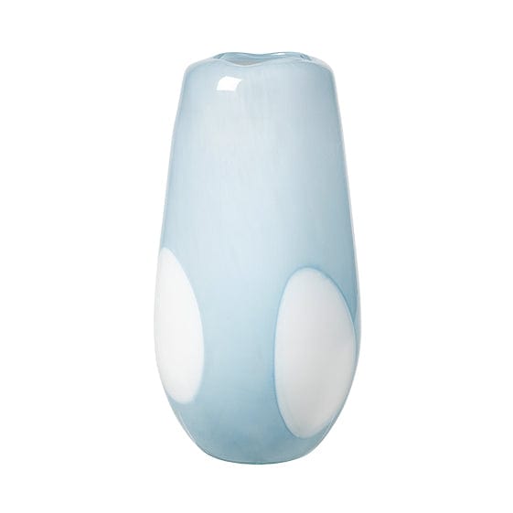 Broste Copenhagen Βάζο ADA DOT' Βάζο Mouthblown Glass Απαλό Μπλε H37 Ø195cm Broste Copenhagen