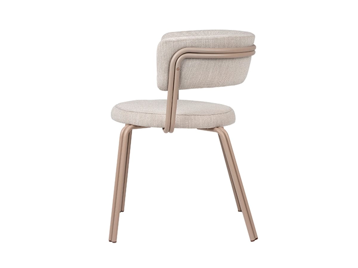 Broste Copenhagen Καρέκλα Καρέκλα με Μπράτσα, 'ODA' Iron, Textile, Εκρού/Mπεζ σκελετός, 60X52X76CM, Broste Copenhagen