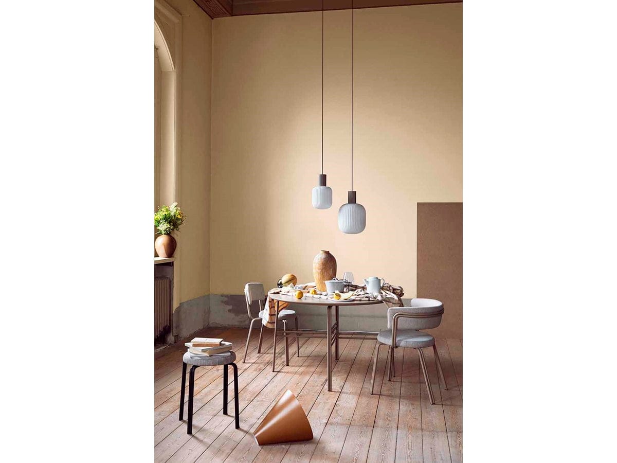 Broste Copenhagen Καρέκλα Καρέκλα με Μπράτσα, 'ODA' Iron, Textile, Εκρού/Mπεζ σκελετός, 60X52X76CM, Broste Copenhagen