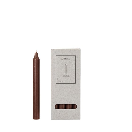 Broste Copenhagen Κεριά Classic Διακοσμητικό Κερί Σκούρο Καφέ, Ø2,1XH29CM Broste Copenhagen