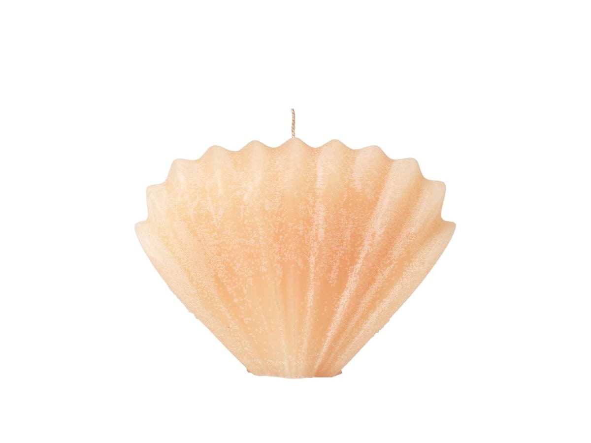 Broste Copenhagen Κεριά Seashell Διακοσμητικό Κερί Ροδακινί, W15XL6XH10CM Broste Copenhagen