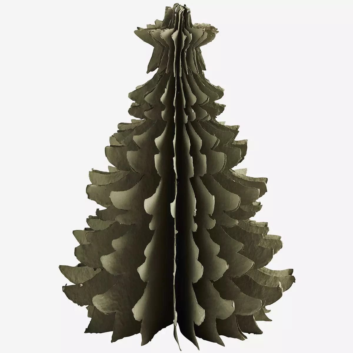 MADAM STOLTZ Χριστουγεννιάτικο Δέντρο Διακοσμητικό Χριστουγεννιάτικο Δέντρo Ανακυκλωμένο Χαρτί Πράσινο H:76 cm, MADAM STOLTZ