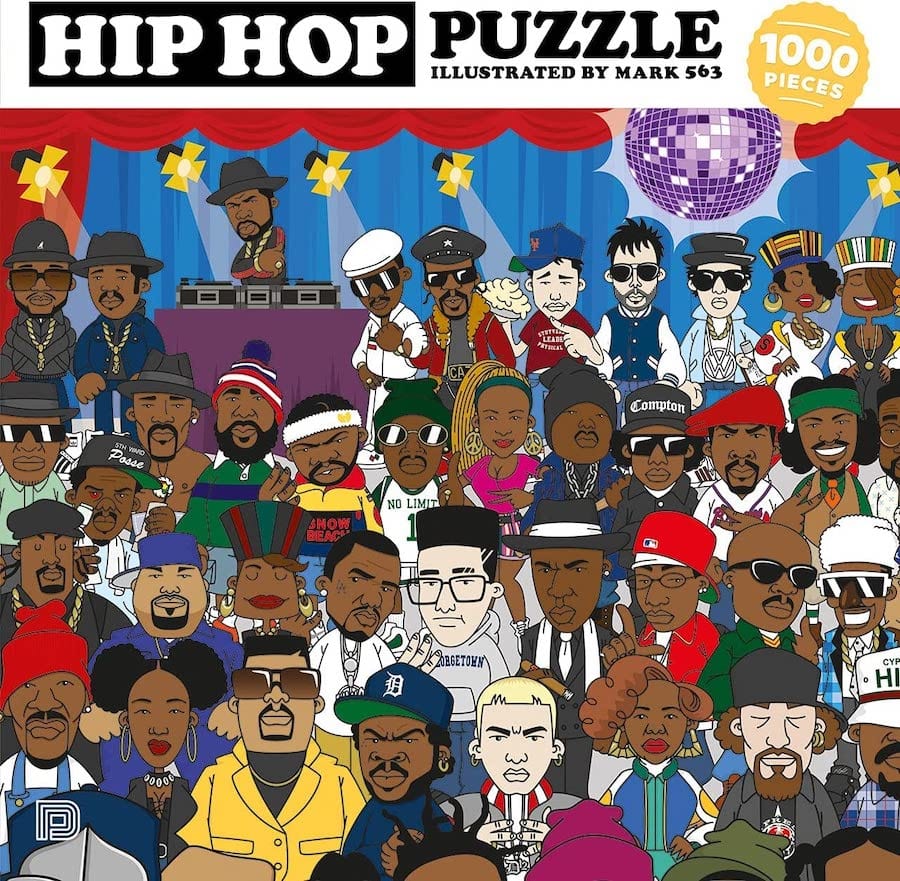 Hintsdeco Books Επιτραπέζιο Παιχνίδι Πάζλ Hip Hop Puzzle Πολύχρωμο 25×25×5,2 cm Hintsdeco