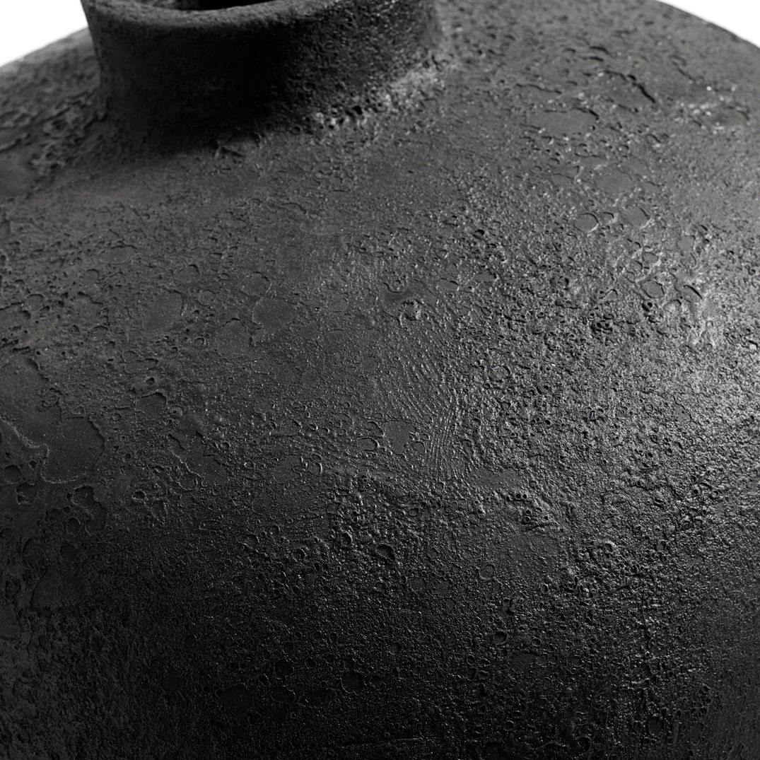 MUUBS Βάζο Βάζο Δαπέδου Luna 100 Μαύρο Κεραμικό Τερακότα  Ø56xH100cm MUUBS