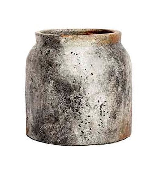 Muubs jar 'echo 28' jar of gray rust ceramic terracotta H28 Ø28cm Muubs