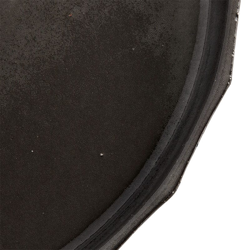 MUUBS Πιάτο Πιάτο Φαγητού Κεραμικό Kuri Σκούρο Γκρι-Μαύρο, Ø26xH2,5 cm MUUBS