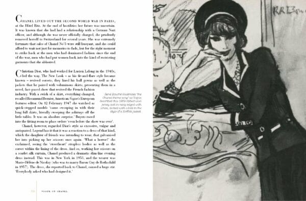 Hintsdeco Books Βιβλίο Τέχνης Βιβλίο Τέχνης Vogue On: Coco Chanel Χρυσό/Ασπρόμαυρο 16×2×21,5 cm Hintsdeco