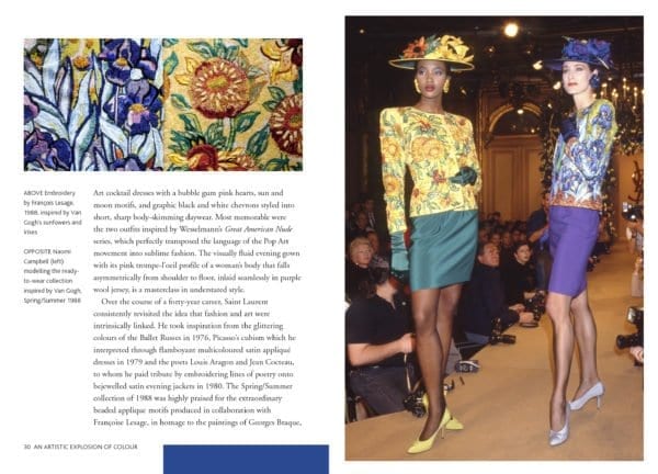 Hintsdeco Books Βιβλίο Τέχνης Βιβλίο Τέχνης Fashion Little Book of Yves Saint Laurent Μπλε 13,5 ×1,8×18,5 cm Hintsdeco