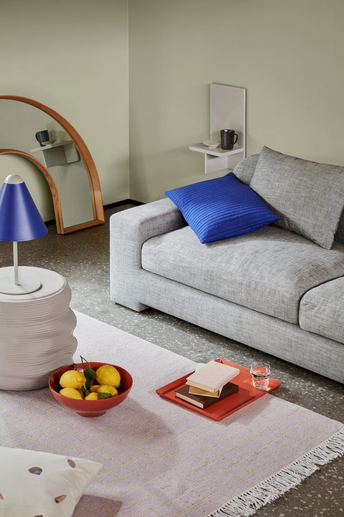 Broste Copenhagen Σαλατιέρα - Μπολιέρα Shape Διακοσμητική Μπολ-Φρουτιέρα-Σαλατιέρα Κεραμική Pumkin Πορτοκαλί Ø325XH12CM Broste Copenhagen