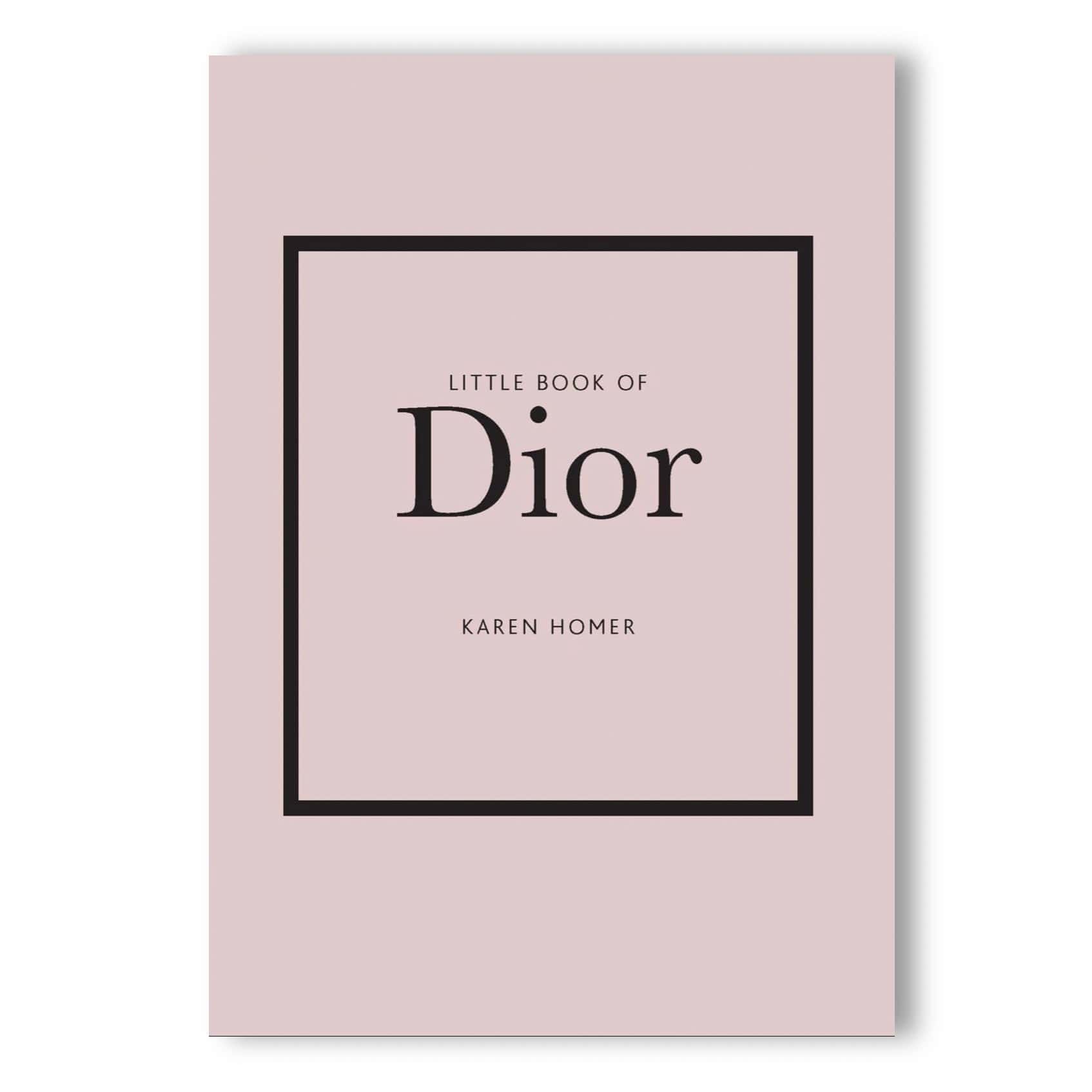 Hintsdeco Books Βιβλίο Τέχνης Βιβλίο Τέχνης, Fashion, Little Book of Dior, Ρόζ, 12,5×1,8×18,5 cm, Hintsdeco