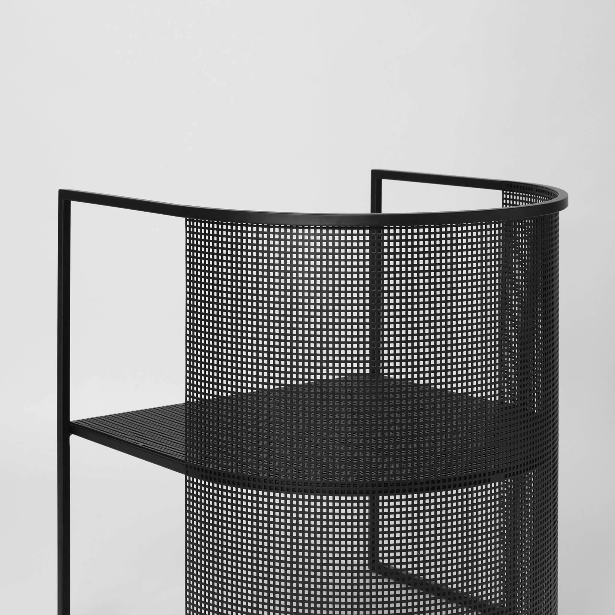 KRISTINA DAM studio Πολυθρόνα Πολυθρόνα Κήπου Bauhaus Lounge Chair Ανοξείδωτο Ατσάλι Μαύρο W64xL63xH67cm Kristina Dam Studio