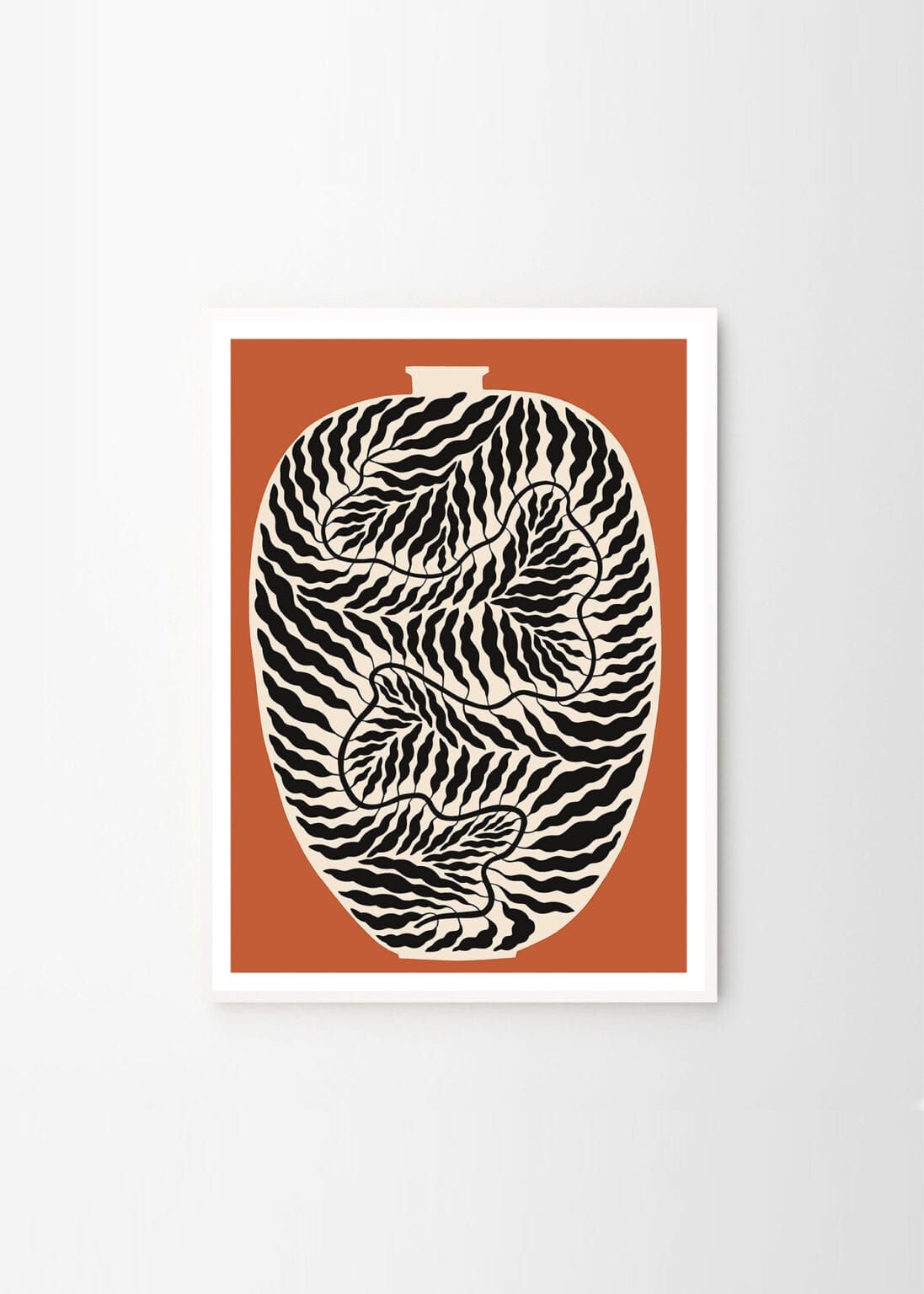 THE POSTER CLUB Poster Πόστερ, Urn Terracotta, Linnéa Andersson, (50x70cm), Τερακότα/Μαύρο, Sustainable Paper, THE POSTER CLUB