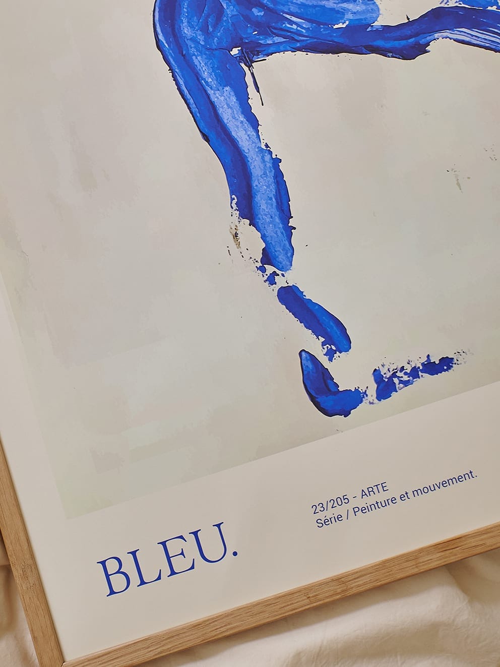 THE POSTER CLUB Poster Πόστερ, Bleu, Lucrecia Rey Caro, (30x40cm), Μπλε, Sustainable Paper,THE POSTER CLUB