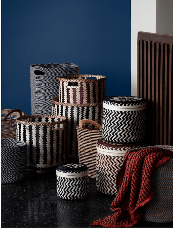 Broste Copenhagen Ριχτάρι 'LINDA' Ριχτάρι Βαμβακερό Pumkin Πορτοκαλί/Καφέ 130x180cm Broste Copenhagen