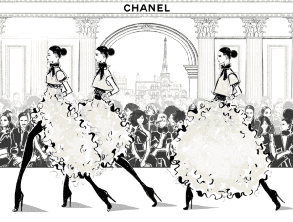 Hintsdeco Books Βιβλίο Τέχνης Βιβλίο Τέχνης Coco Chanel – The Illustrated World of a Fashion Icon Άσπρο 15,5×22,5 cm Hintsdeco