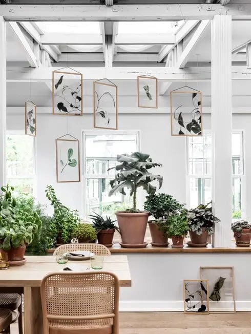 PAPER COLLECTIVE Poster Πόστερ διαφάνεια με πλαίσιο Floating Leaves 07 - A3, 29.7x 42cm, Πράσινο, PAPER COLLECTIVE