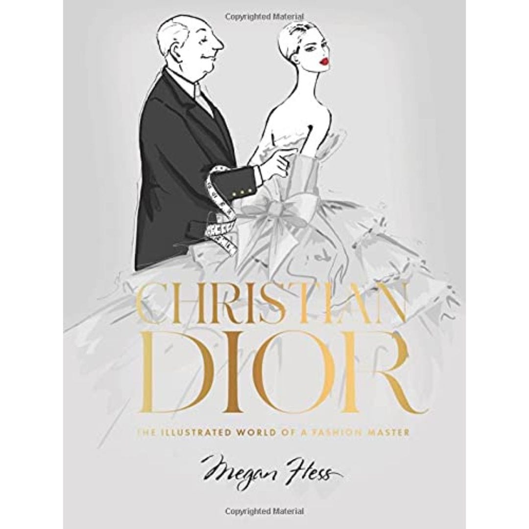 Hintsdeco Books Βιβλίο Τέχνης Βιβλίο Τέχνης Christian Dior: The Illustrated World of a Fashion Master Γκρι 19,5×2,0×25,5 cm Hintsdeco