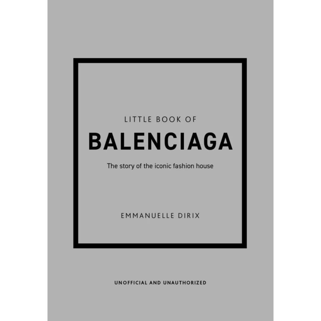 Hintsdeco Books Βιβλίο Τέχνης Βιβλίο Τέχνης, Fashion, Little Book of Balenciaga, Γκρι, 13×2×18,5 cm, Hintsdeco