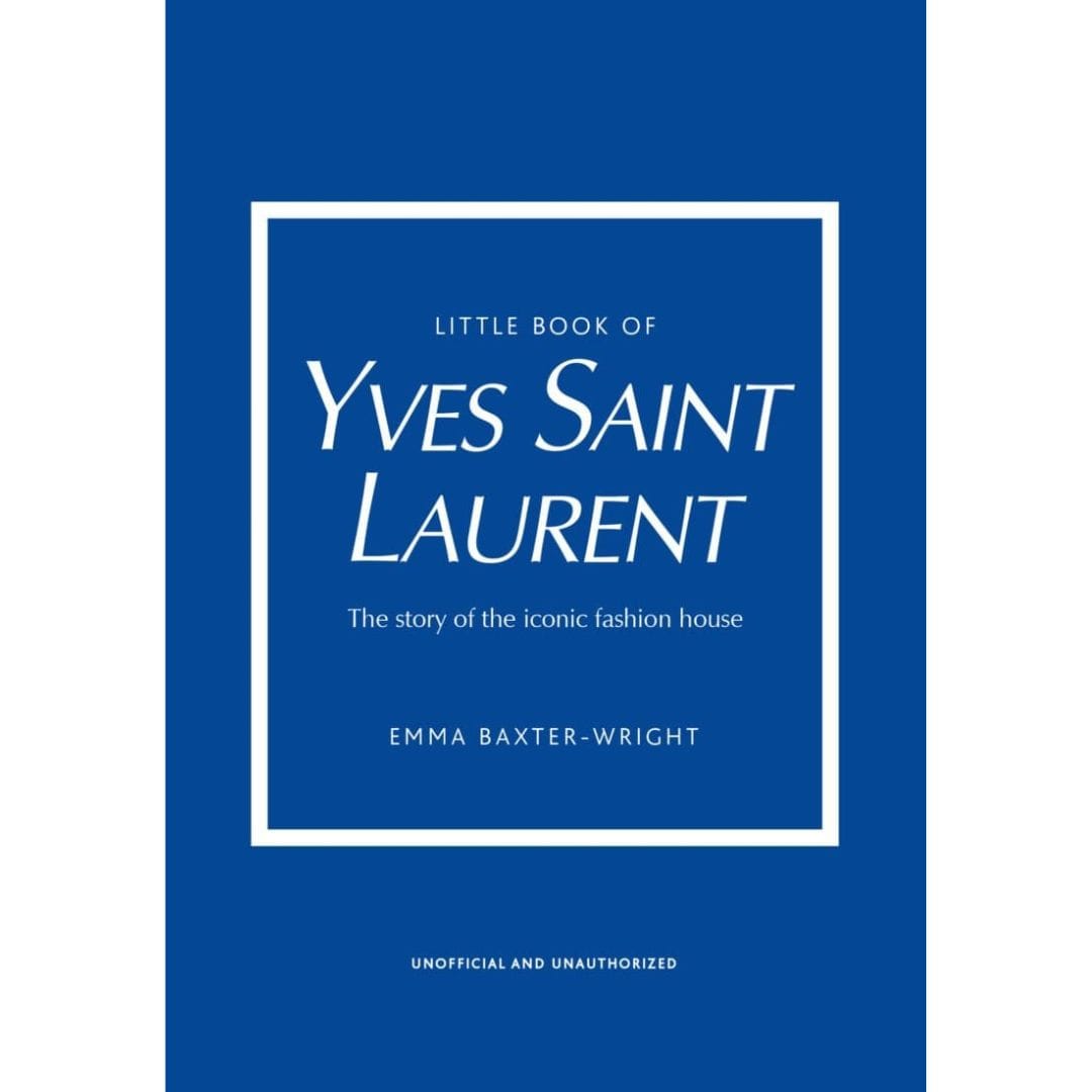 Hintsdeco Books Βιβλίο Τέχνης Βιβλίο Τέχνης Fashion Little Book of Yves Saint Laurent Μπλε 13,5 ×1,8×18,5 cm Hintsdeco